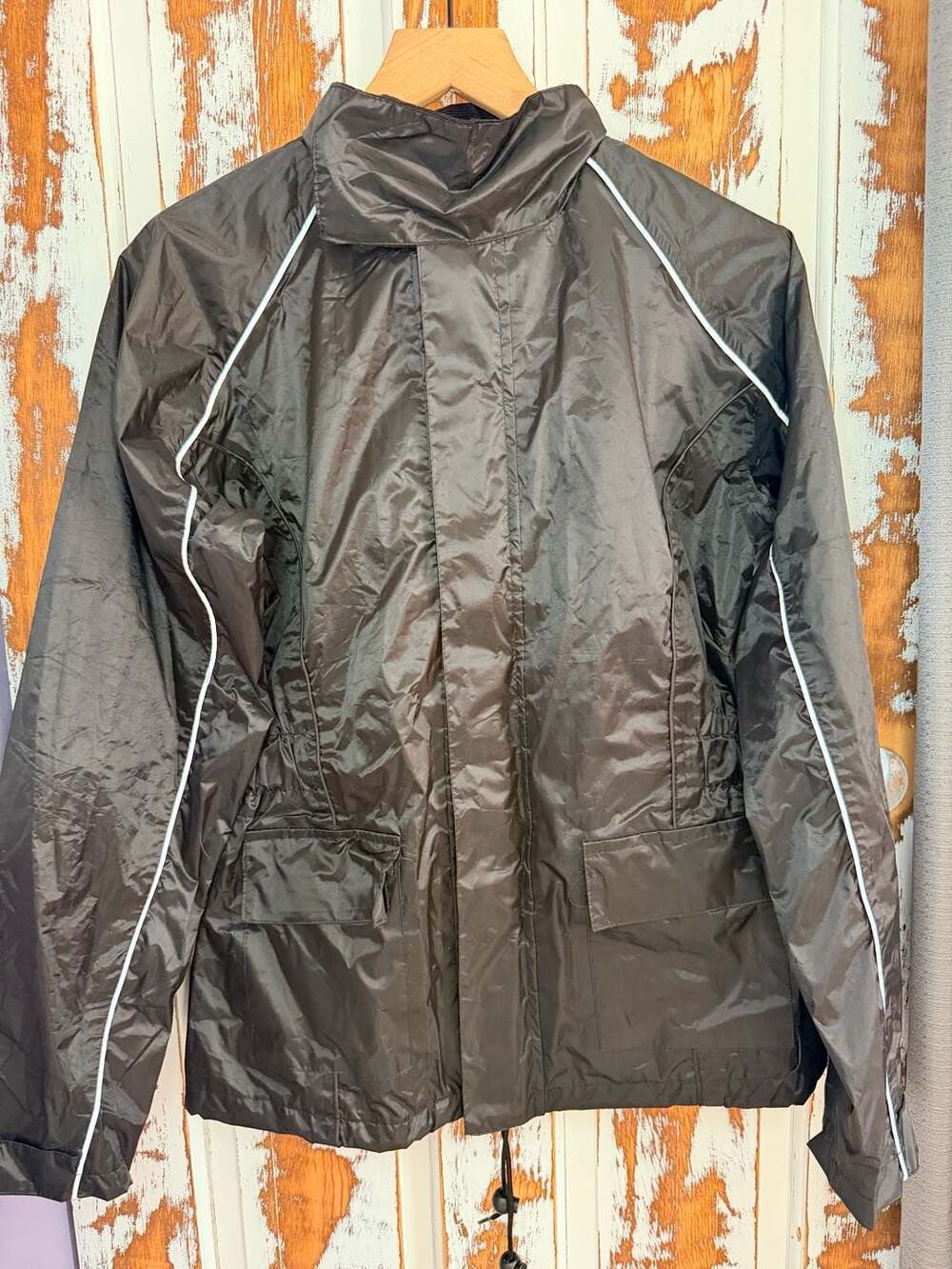 Joe Rocket Women’s RS-2 Rain Suit Jacket Size S Black Waterproof Motorcycle